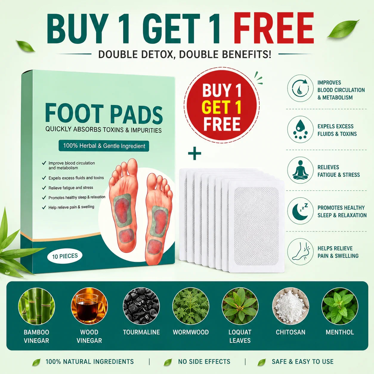 Ayurvedic POWER Balance Patches | Buy 1 Get 3 FREE