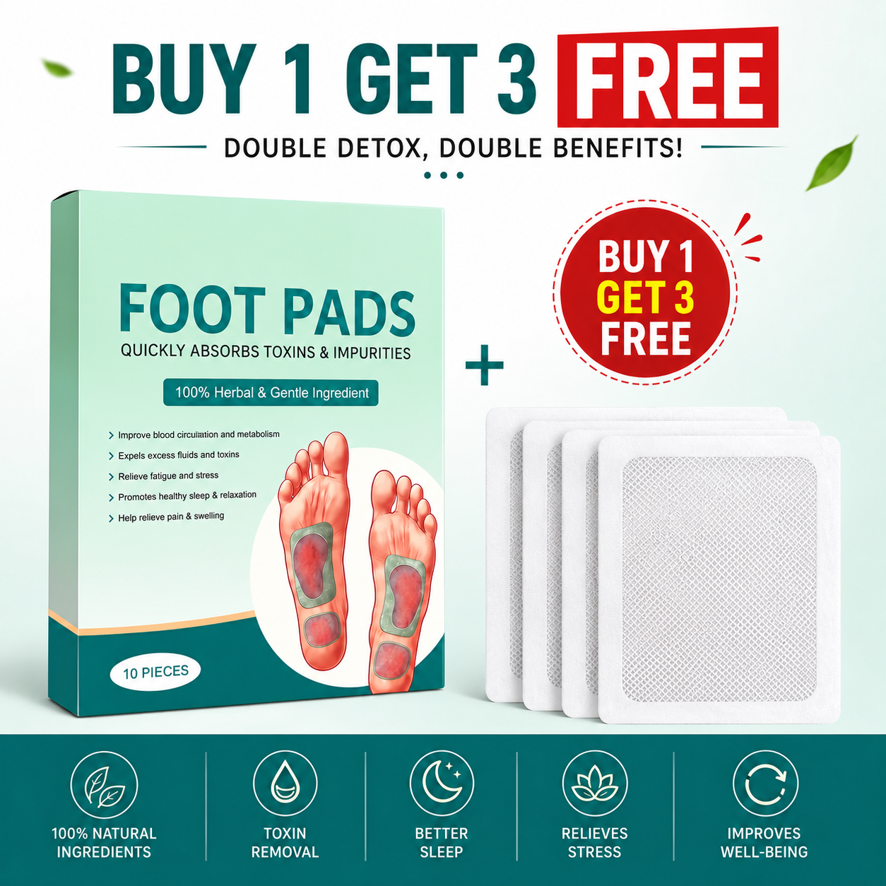 Ayurvedic POWER Balance Patches | Buy 1 Get 3 FREE